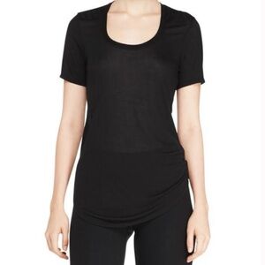 ATM Anthony Thomas Melillo Black Sweetheart' Modal Tee Size Large